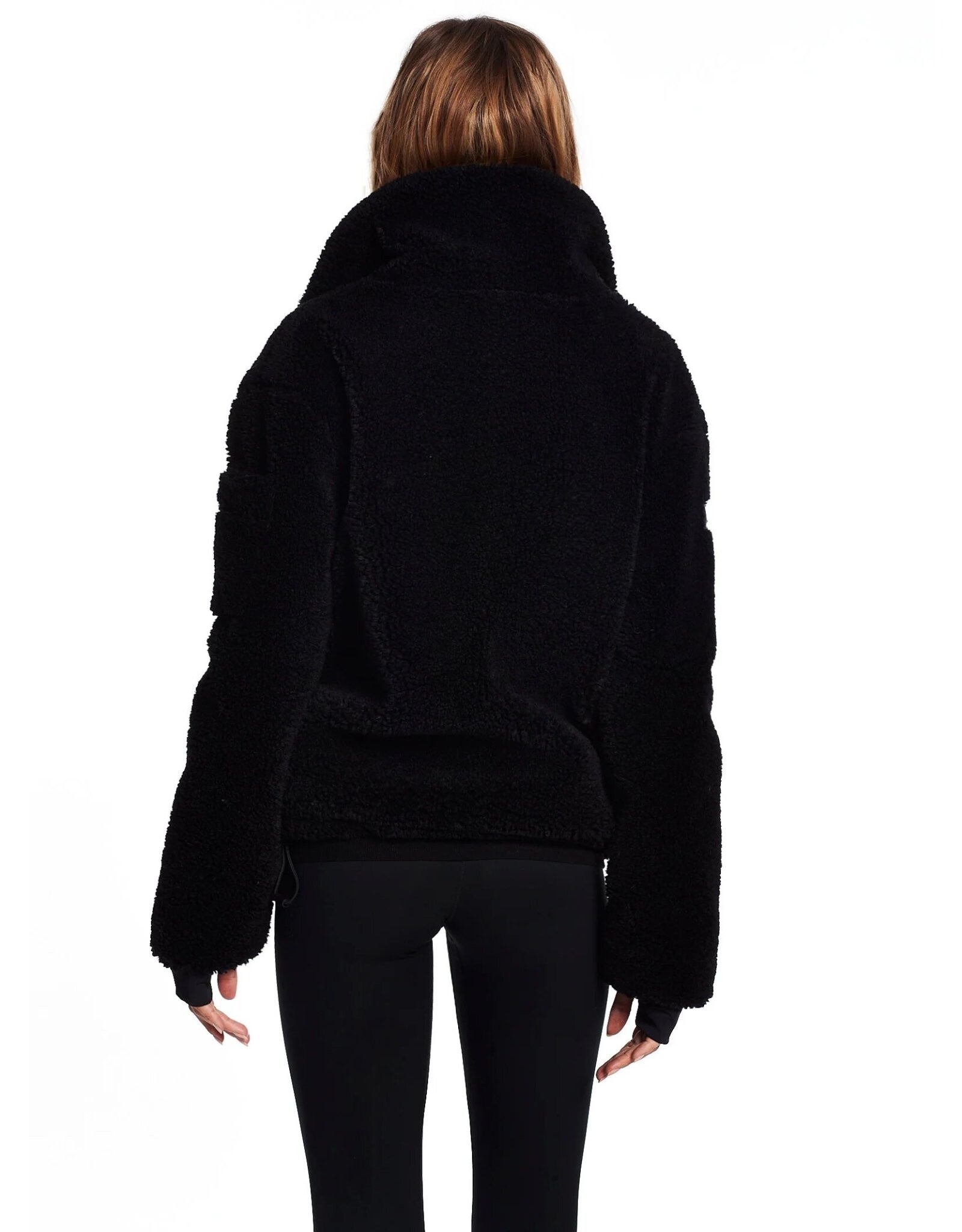 Sam. Black Faux Fur Denver Coat | Black | M