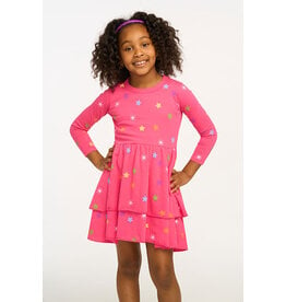 Chaser CHSR Girls Rainbow Stars Dress