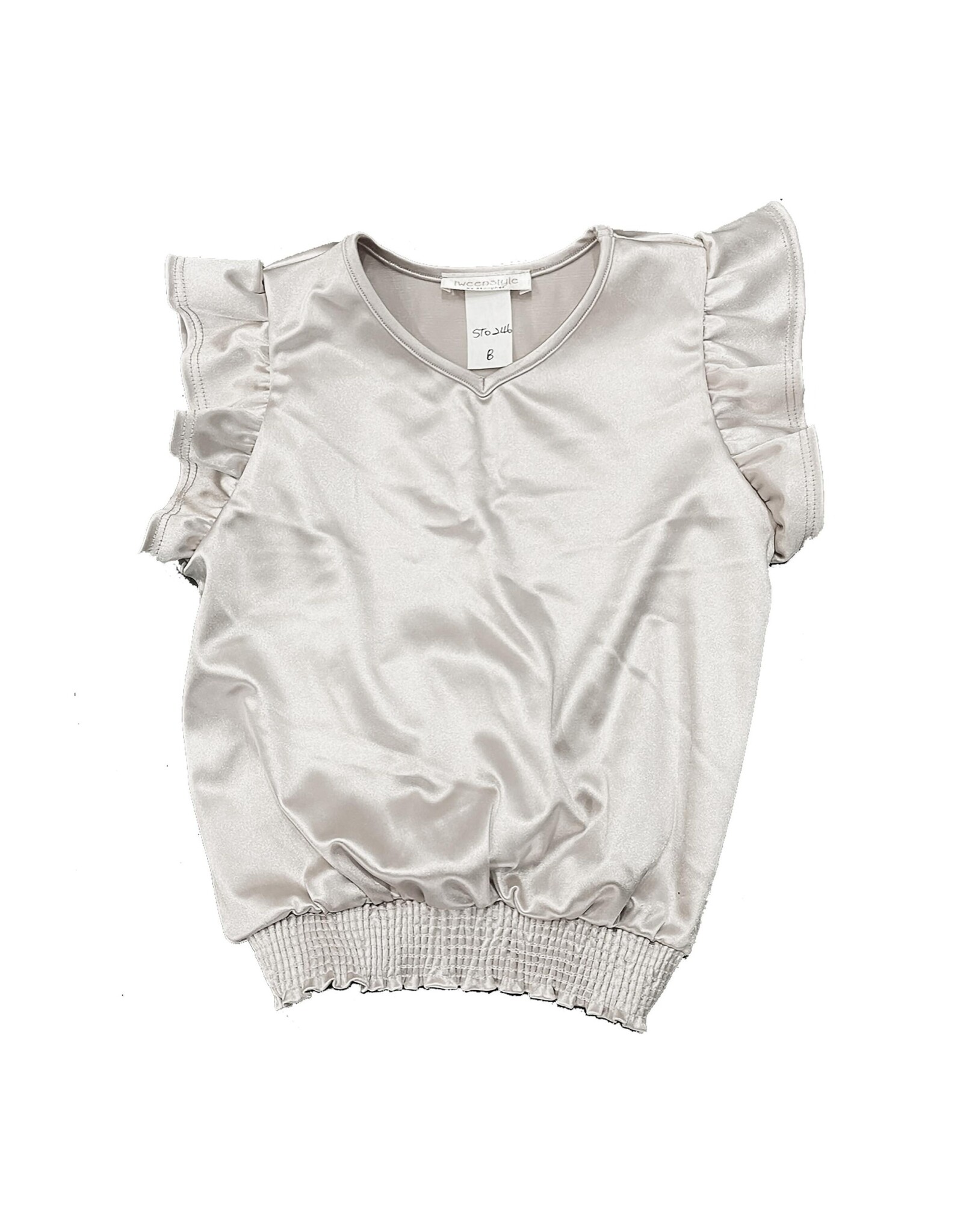 Tweenstyle TS Girls Shiny Smock Vnk Top