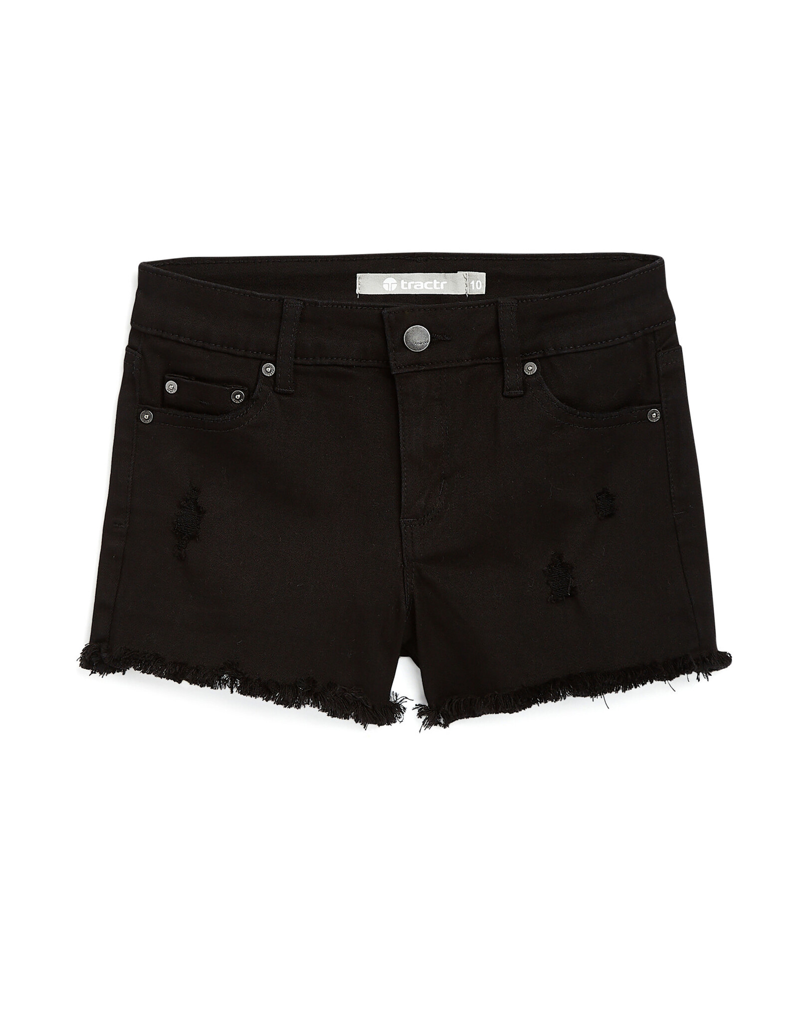 Tractr Girls Brittany 5pkt Fray Shorts