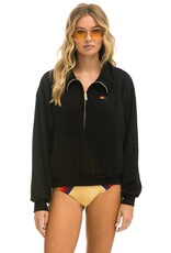 Aviator Nation AVN Embr Half Zip SwtShrt