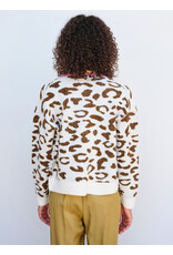 Sundry SNDRY Leopard Boxy Cardi