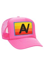 Aviator Nation AVN Logo Rnbw Trucker Hat
