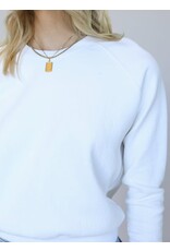 PeRFECT WHITE TEE PWT Allman Quilted Crewneck