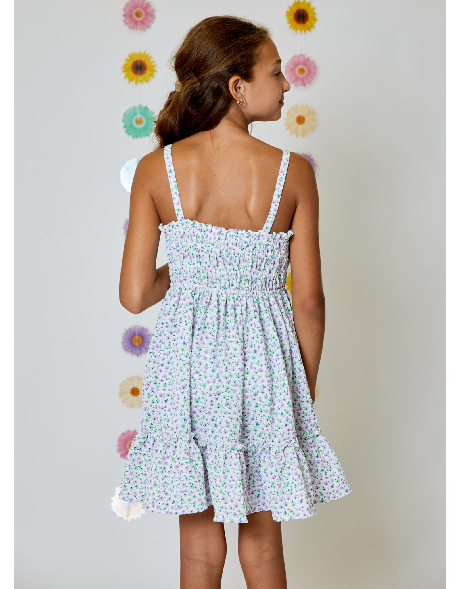 DHG Floral Tiered Dress