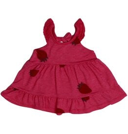CZI Tiered Strarwberry Dress