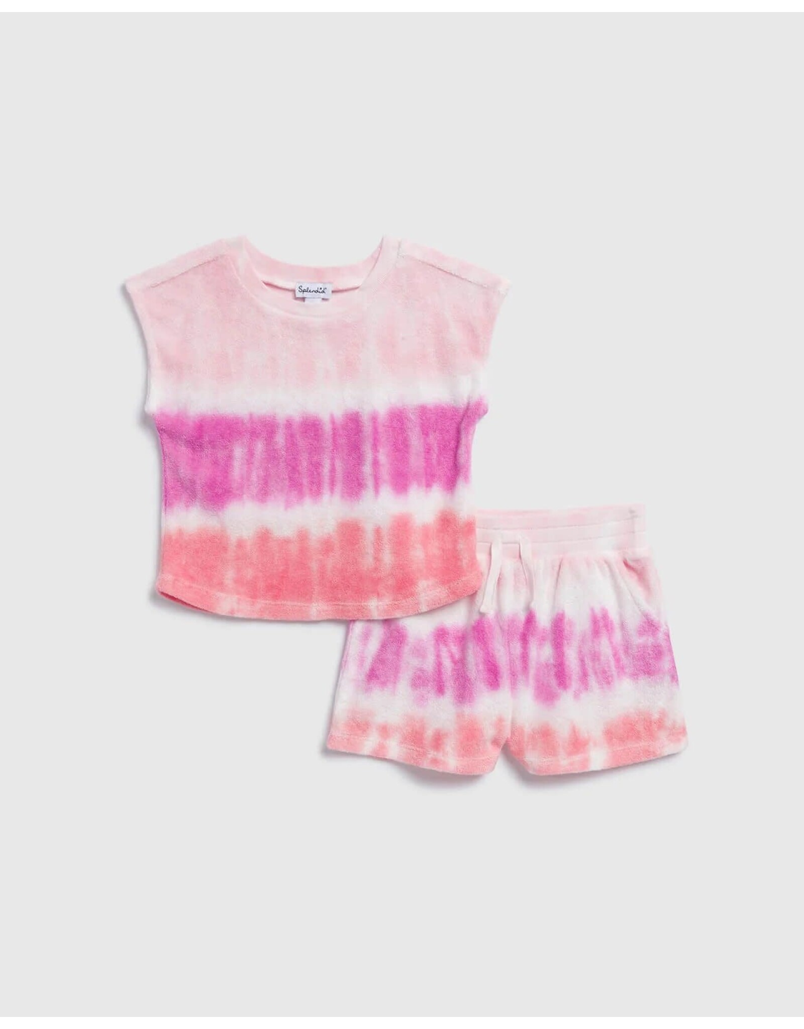 Splendid SPL Girls Sunset Beach Tee Set