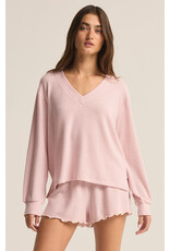 Z supply ZS Stay Cozy Stripe LS Top