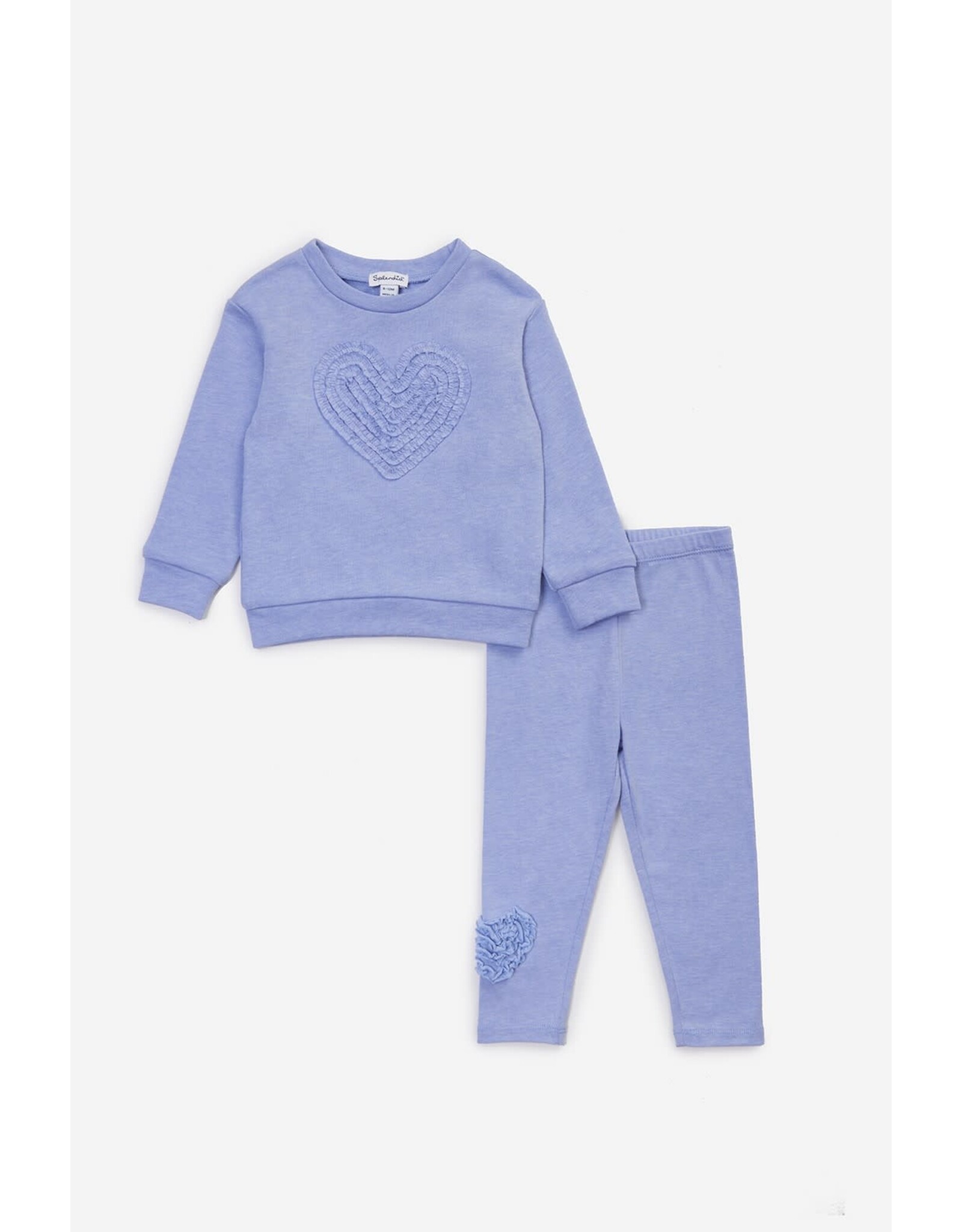 Splendid SPL Girls Ruffle Hearts Set