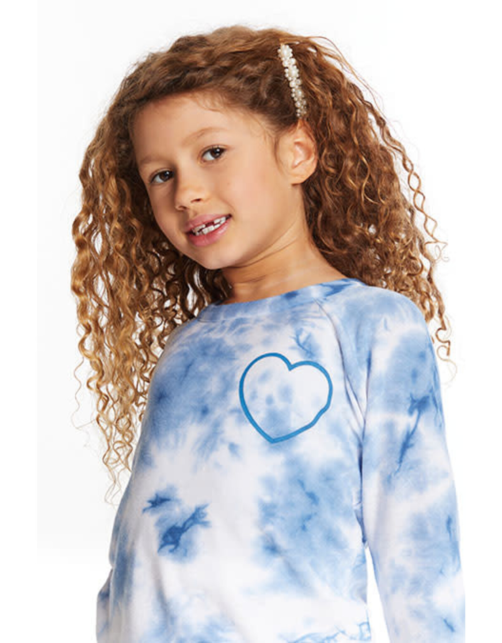 Chaser CHSR Denim TD Heart LS