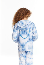Chaser CHSR Denim TD Heart Hoodie