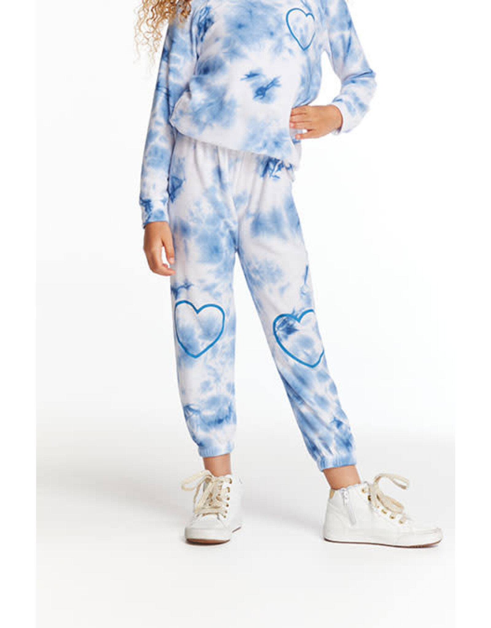 Chaser CHSR Denim TD Heart Pants