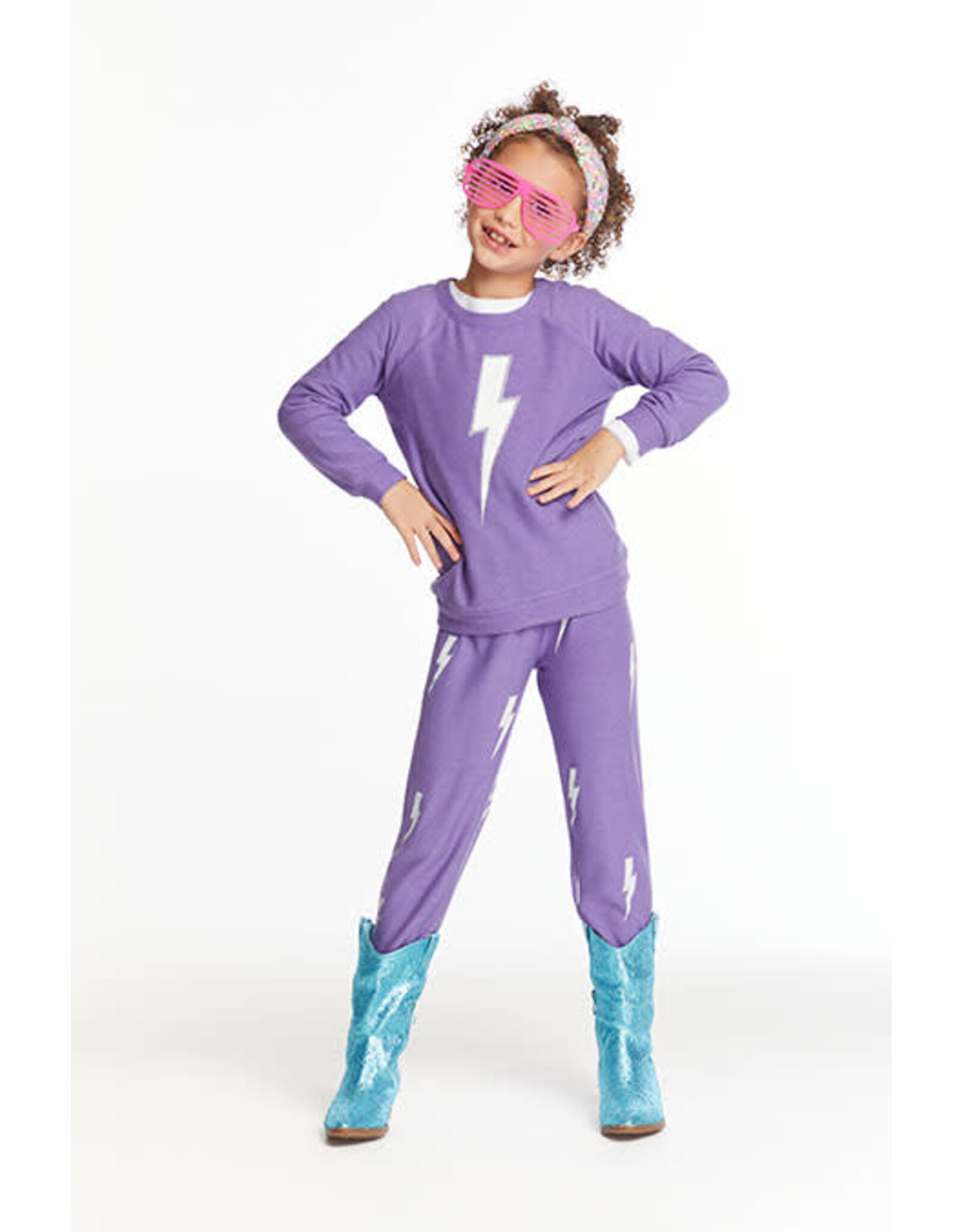 Chaser CHSR Glitter Bolt Pants
