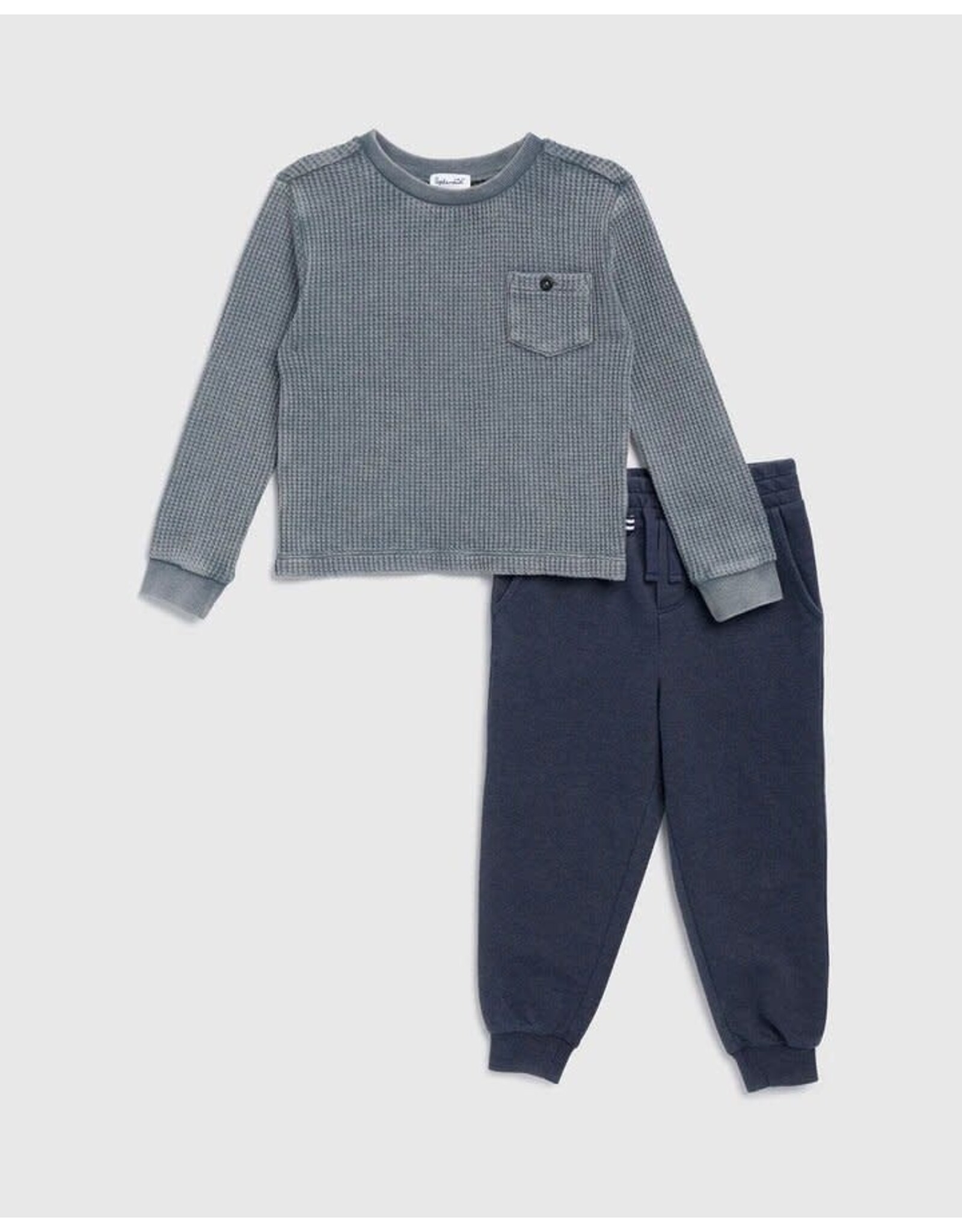 Splendid SPL Chunky Thermal Jog Set