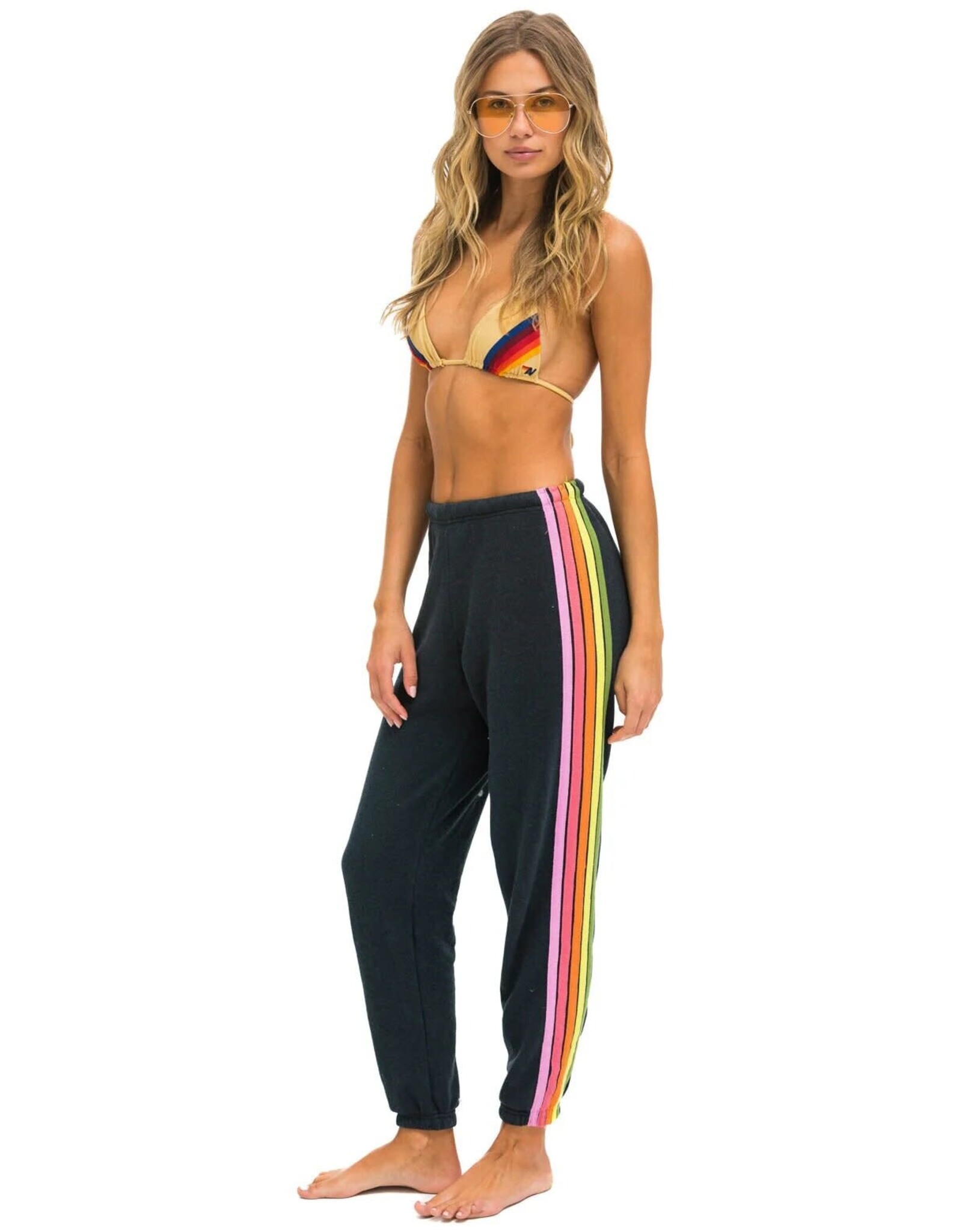 Aviator Nation AV 5 Stripe Sweatpants