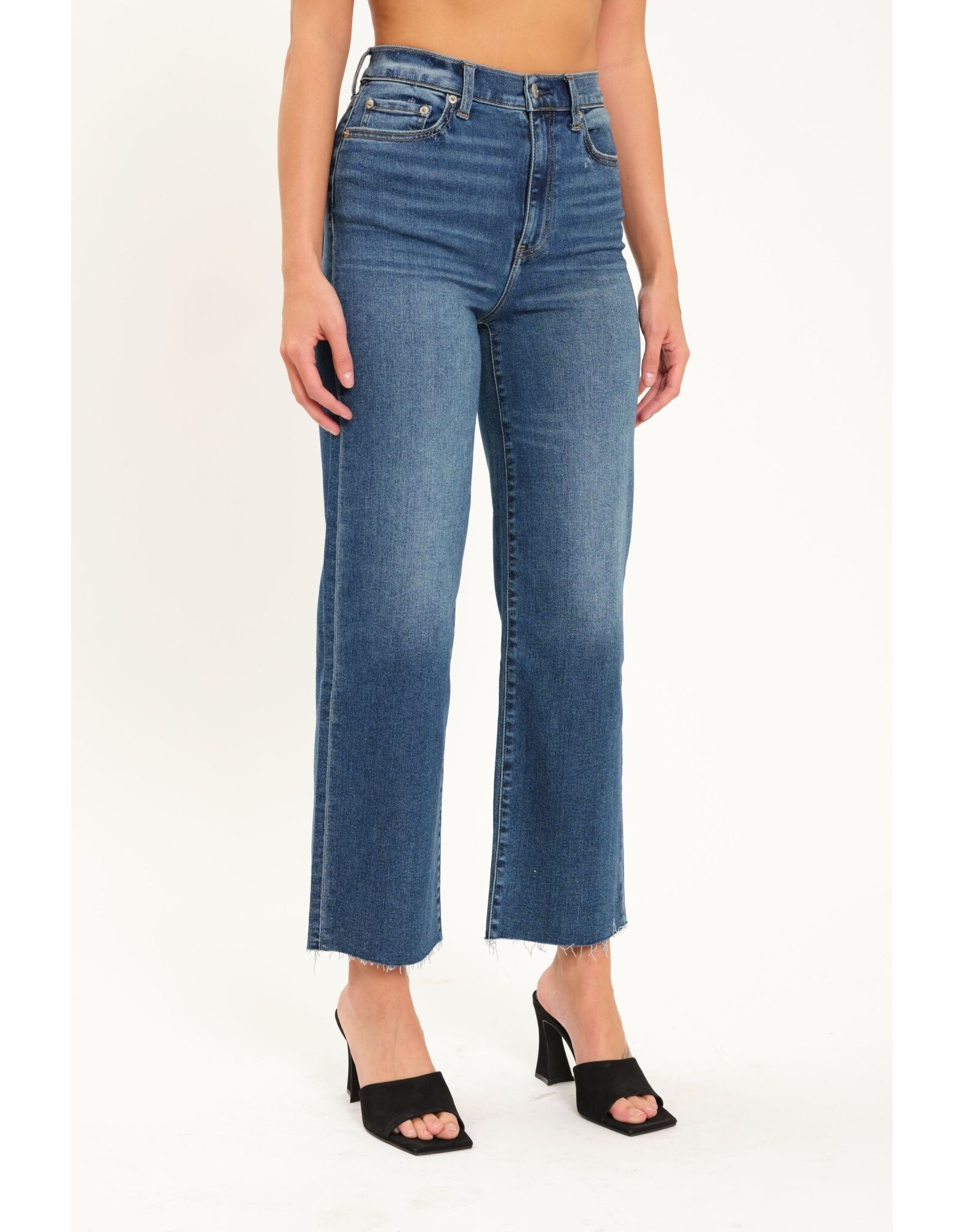 Daze Daze Pleaser HR Wide Ankle Jean