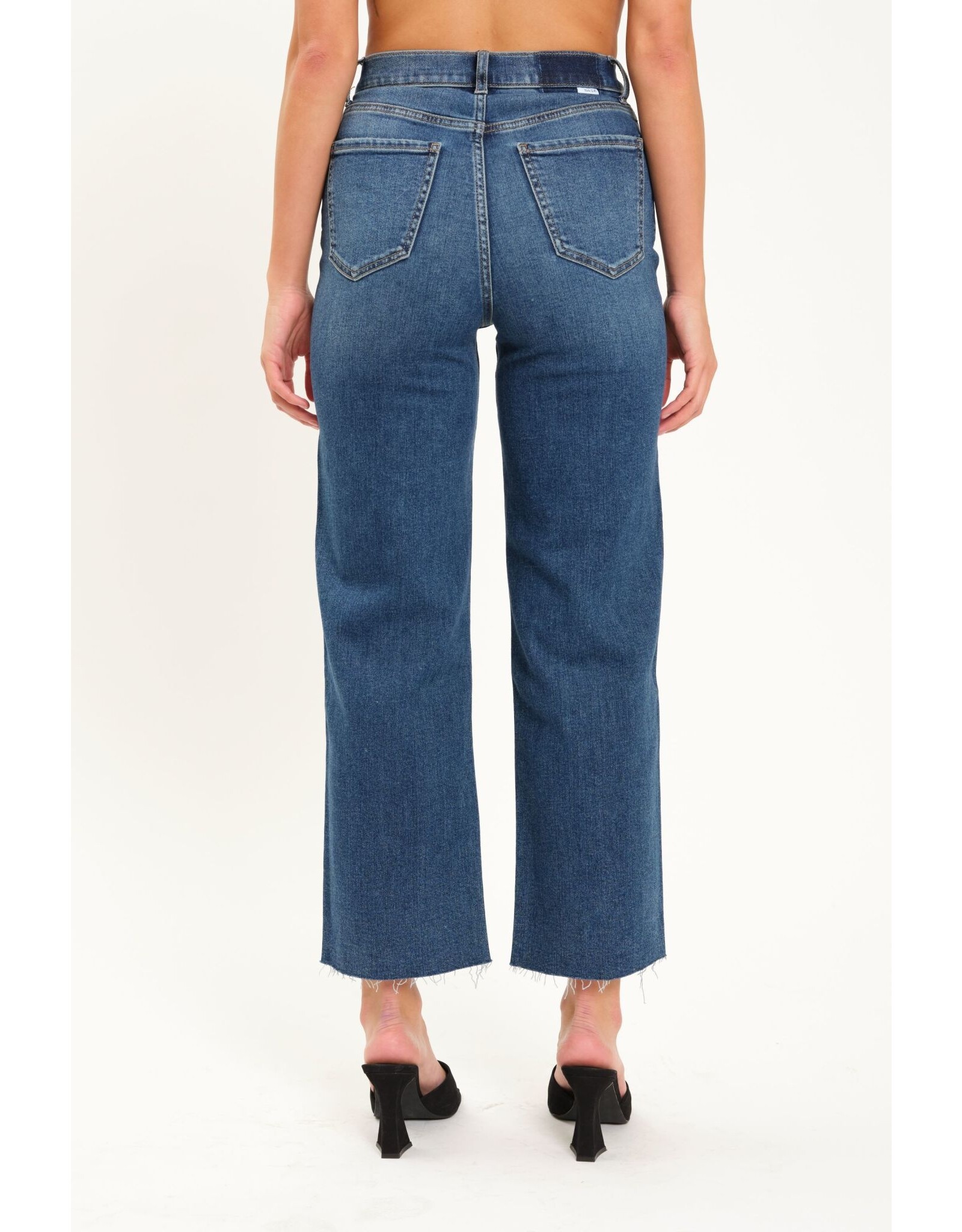 Daze Daze Pleaser HR Wide Ankle Jean