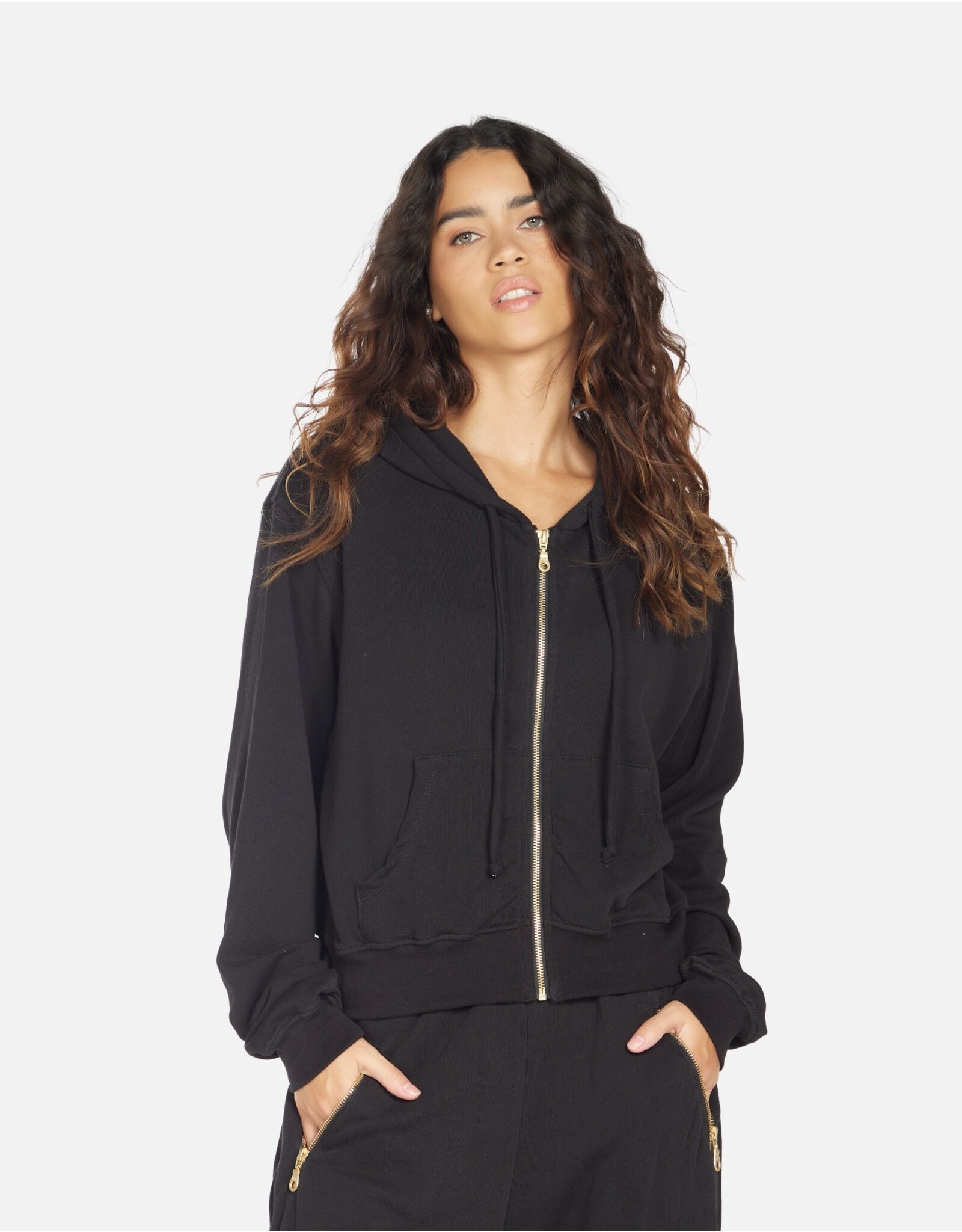 ML Bowman Crop Zip Hoodie
