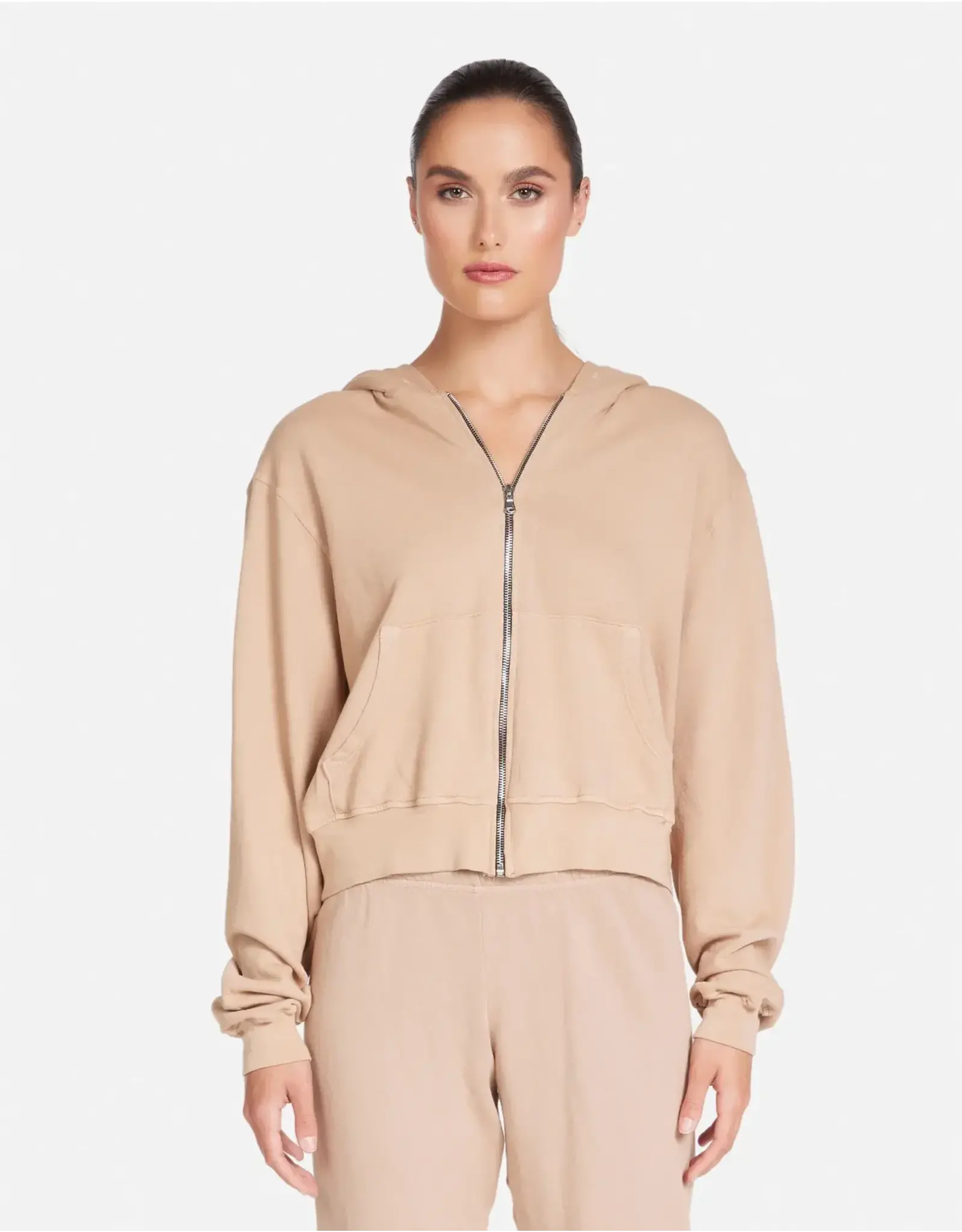 ML Bowman Crop Zip Hoodie