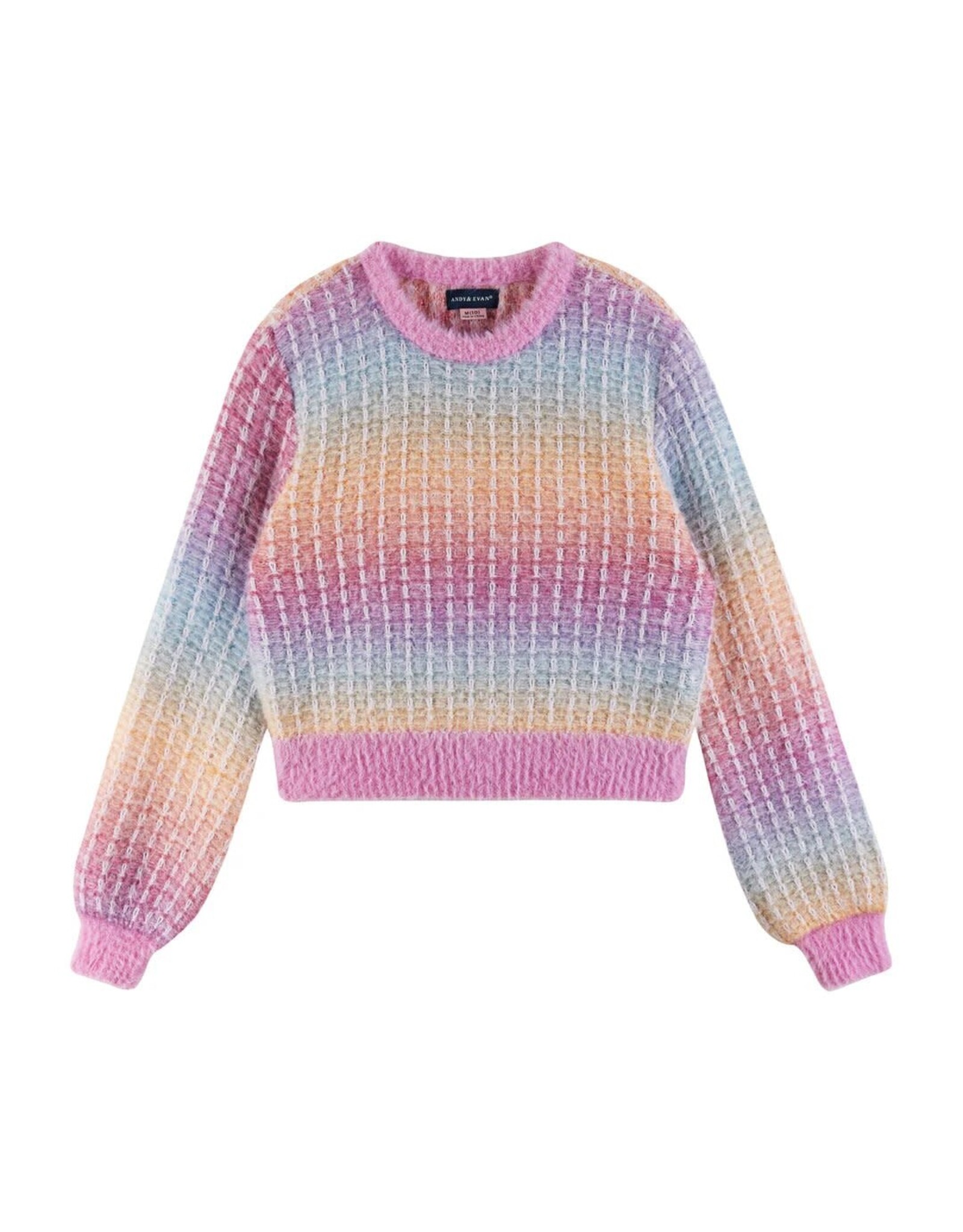 Andy & Evan AE Crop Crew Sweater