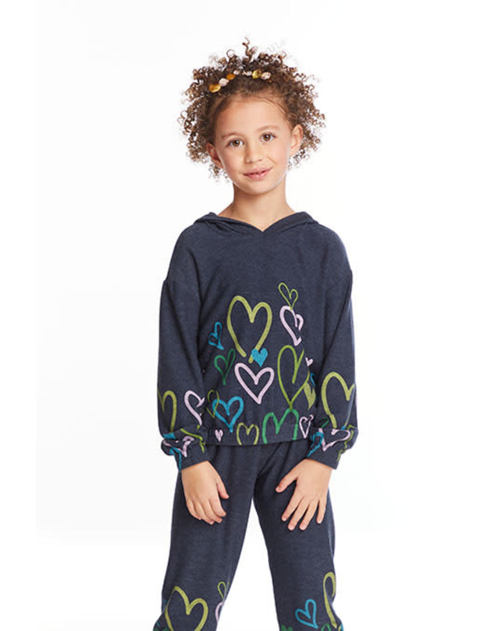 Chaser CHSR Colorful Hearts Hoodie