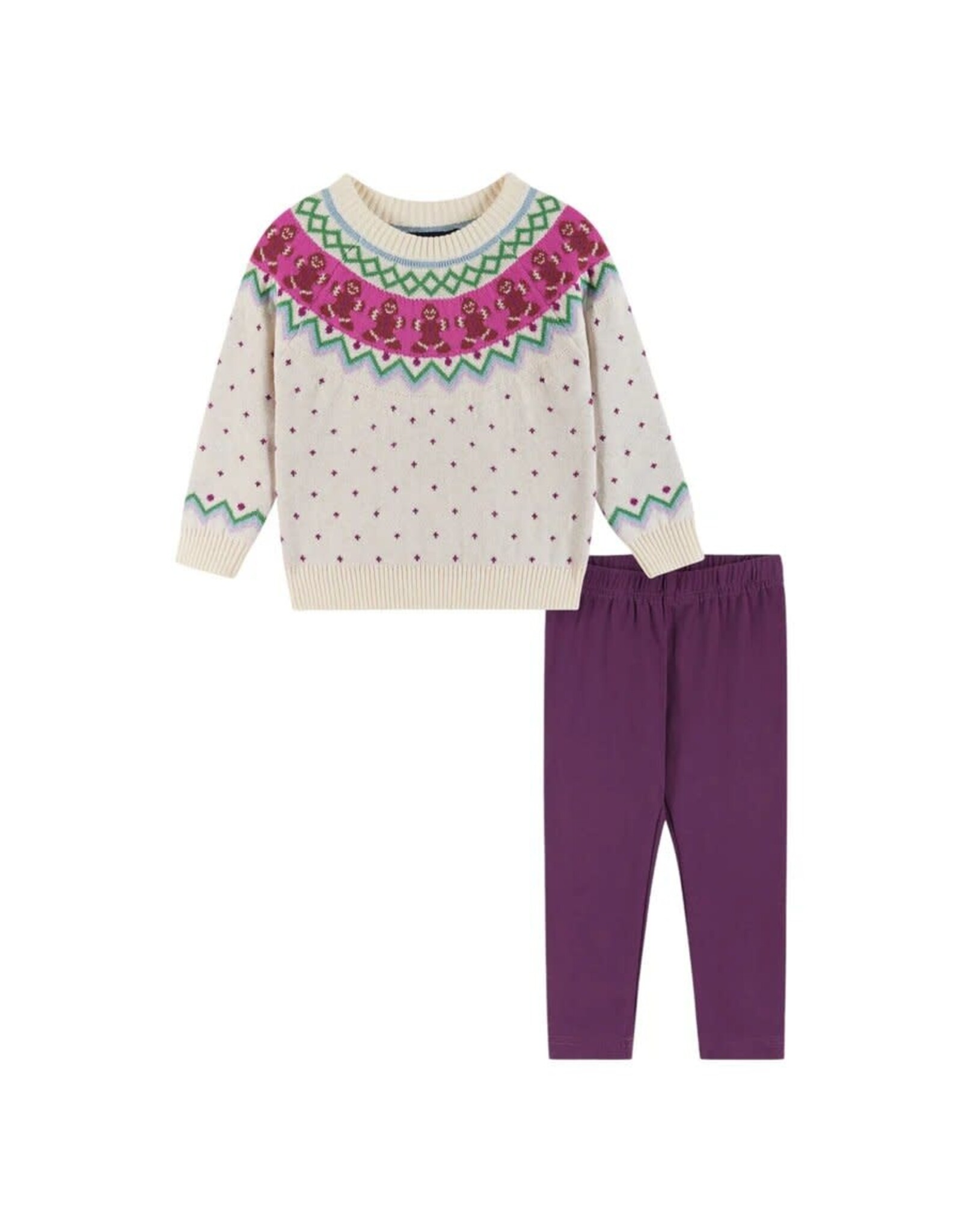 Andy & Evan AE Girls Fair Isle Legging Set