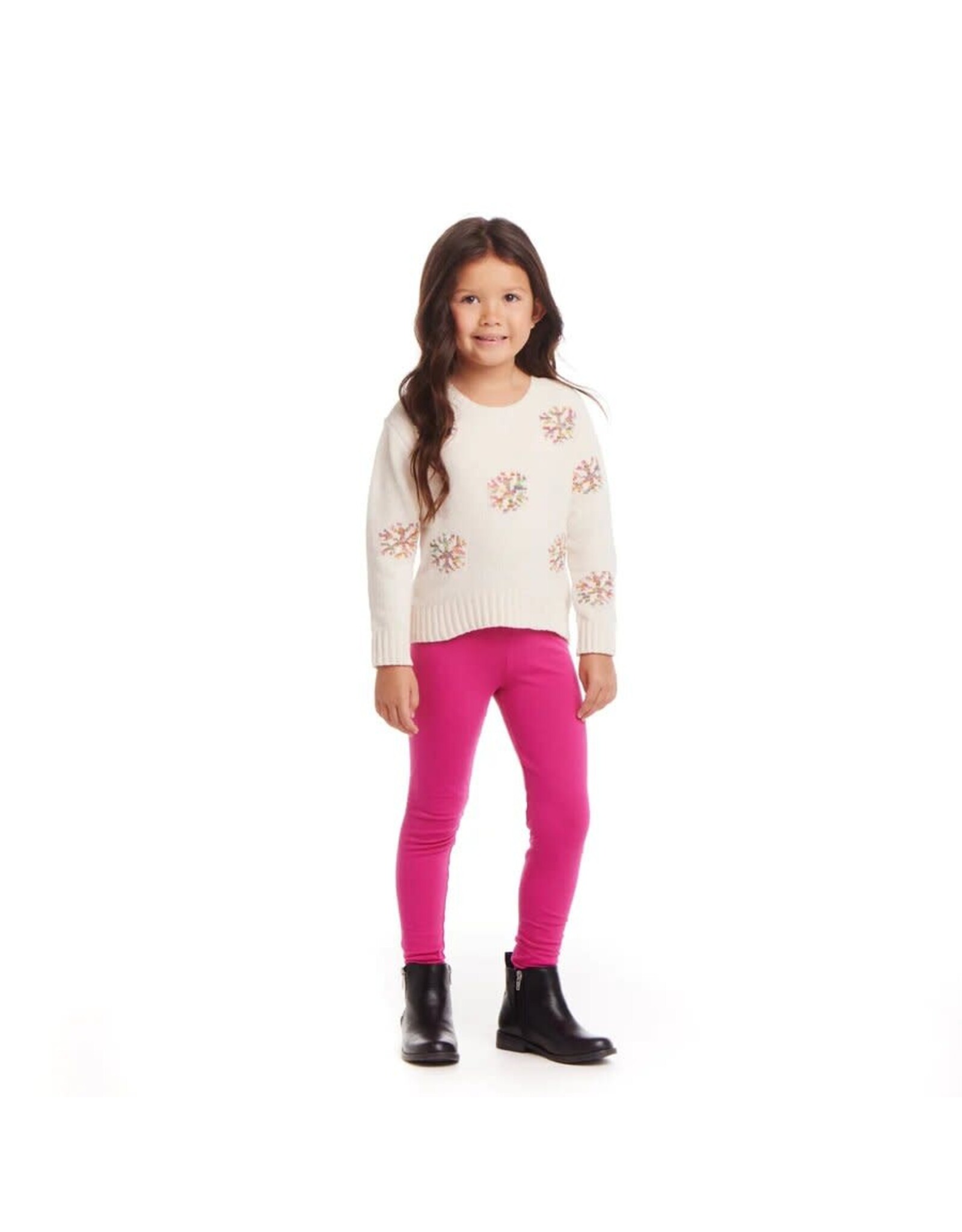 Andy & Evan AE Girls Snowflake Legging Set
