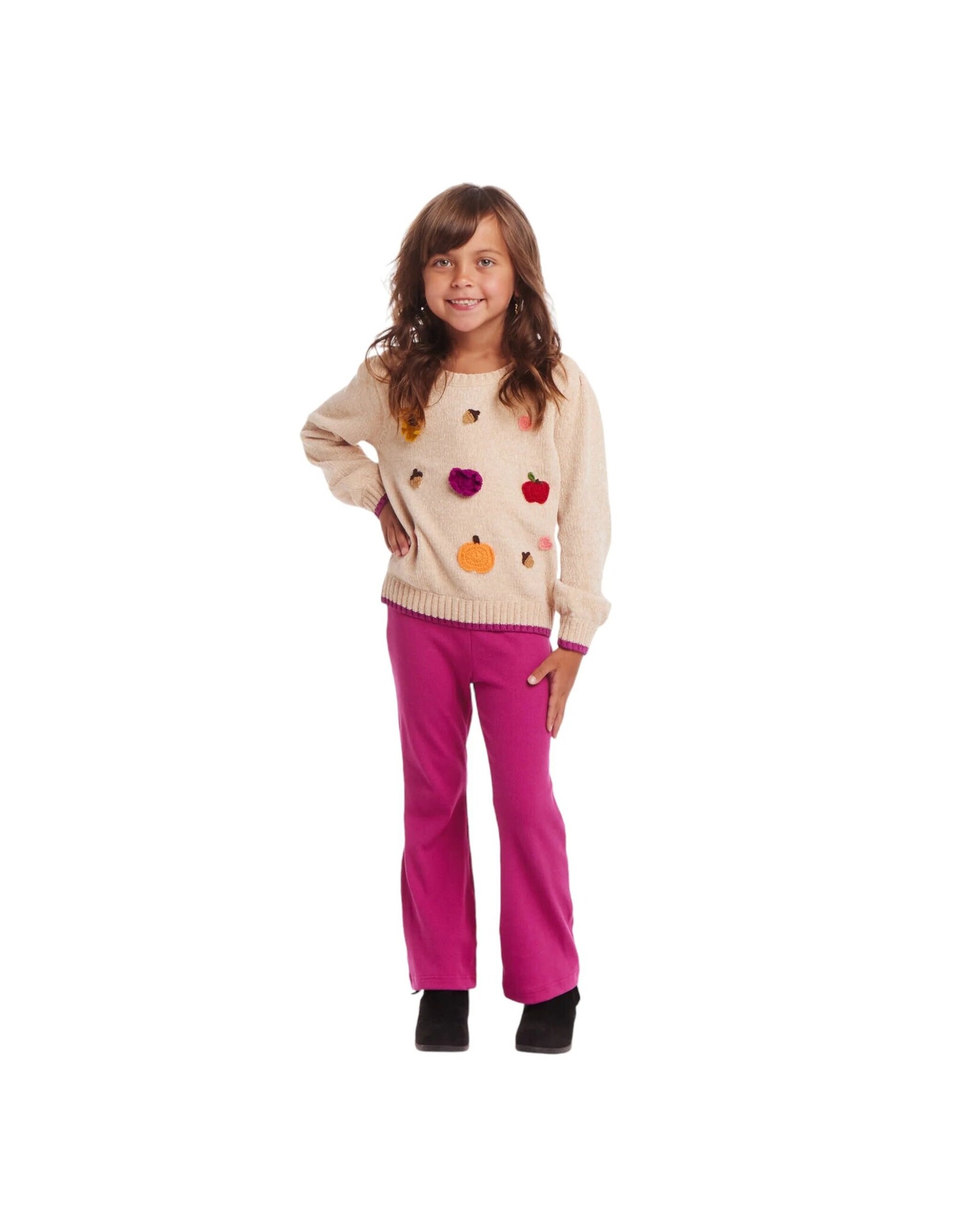 Andy & Evan AE Girls Chenille Legging Set