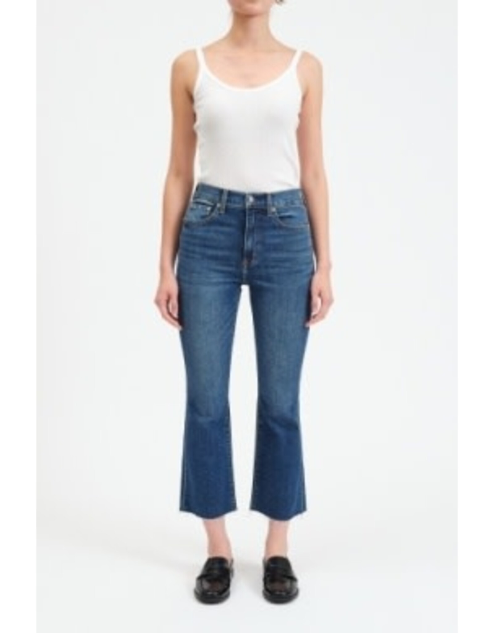 Daze Daze Shy Girl HR Crop Flare Denim