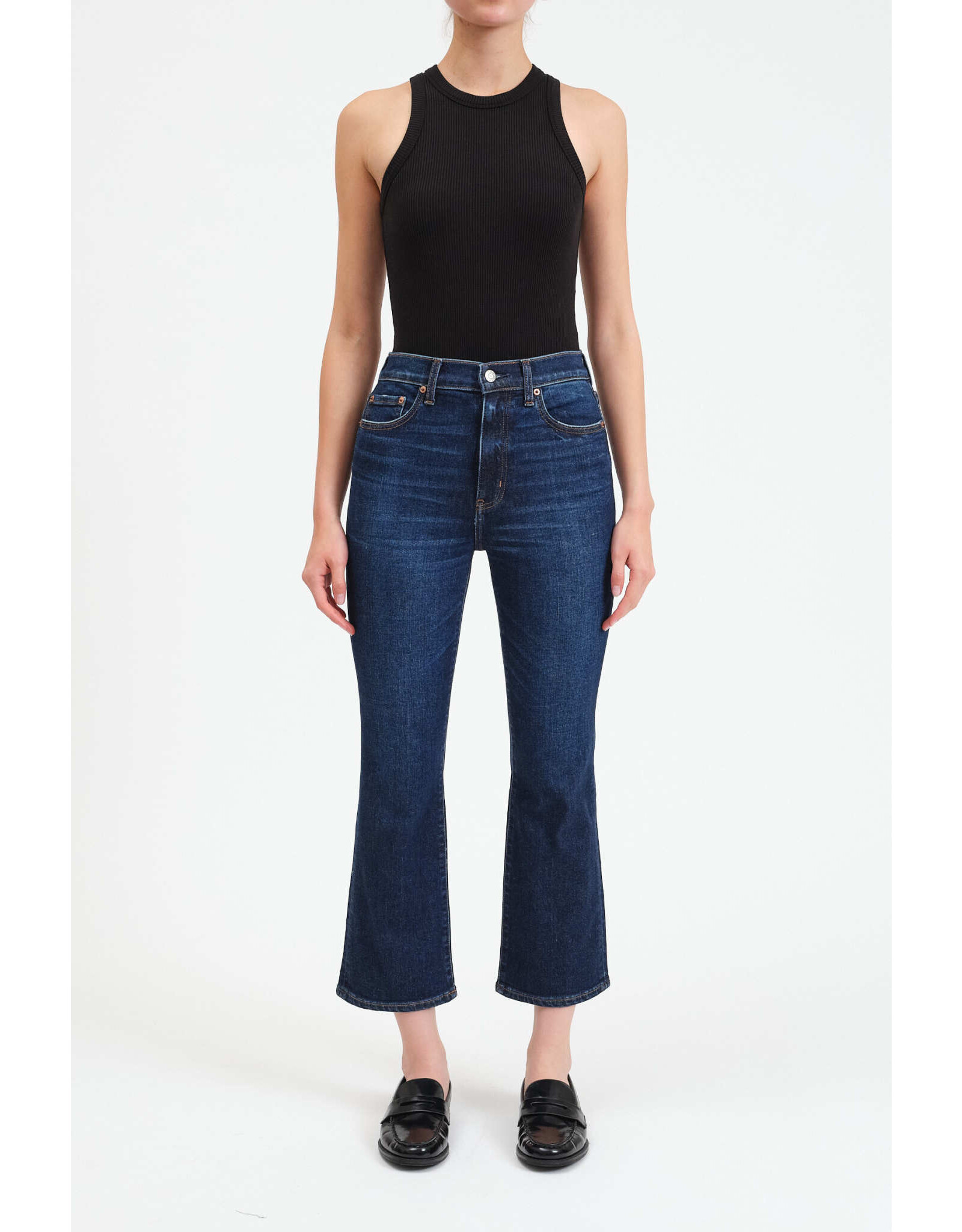 Daze Daze Shy Girl HR Crop Flare Denim