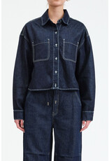 Daze Daze Editor Cropped Button Up