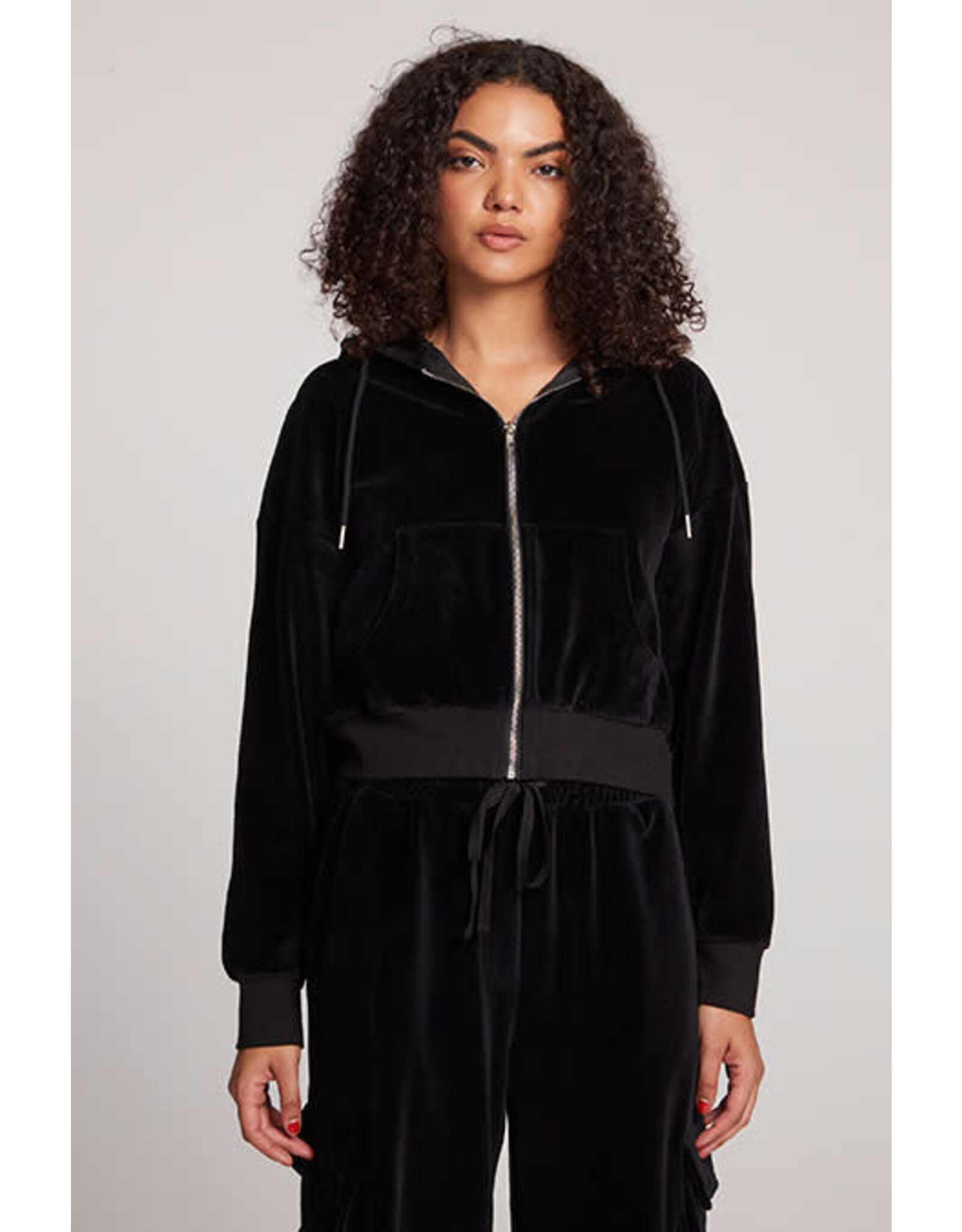 Chaser CHSR Velour Abilene Zip Up