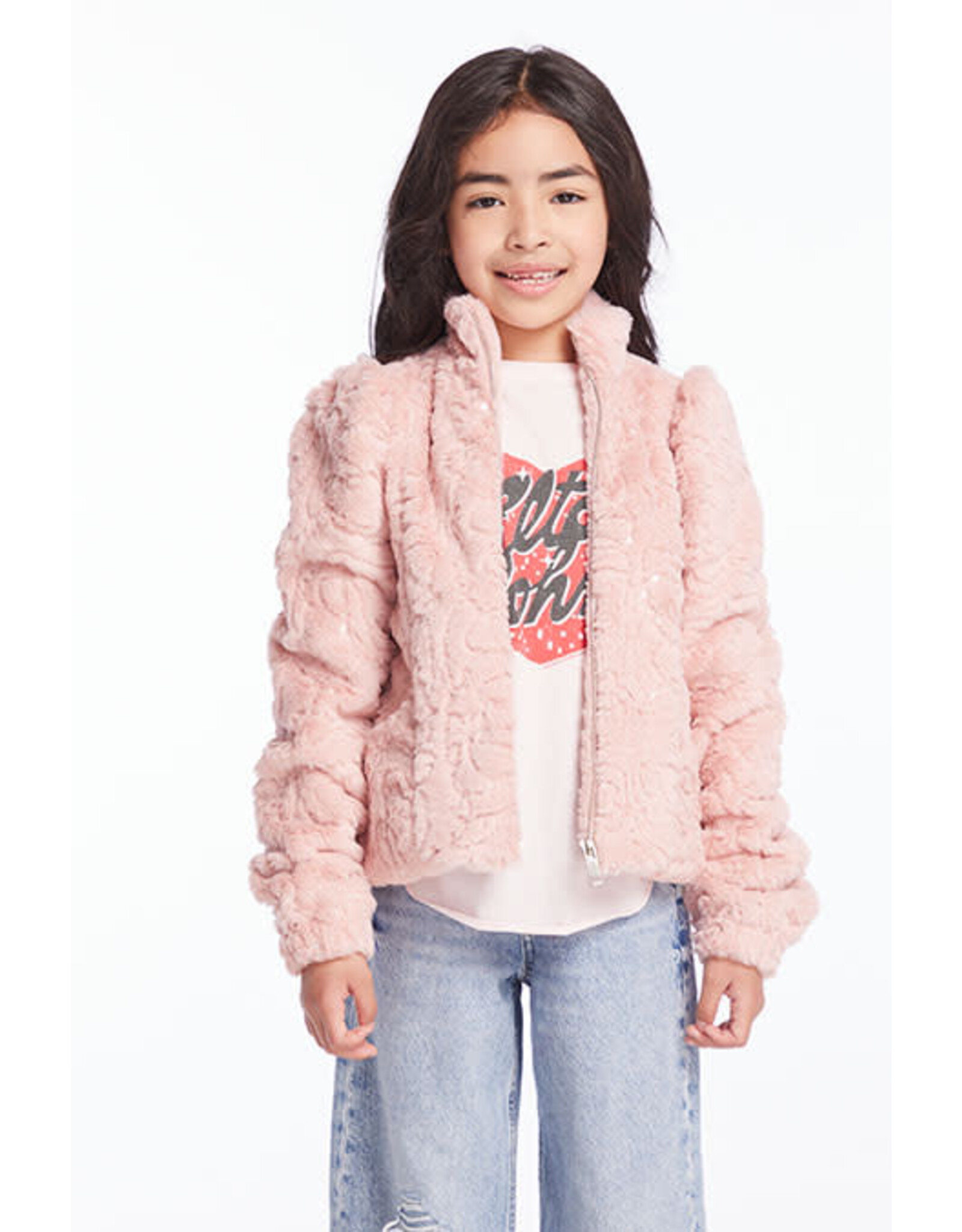 Chaser CHSR Girls Faux Fur Jacket