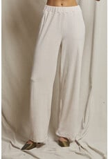 PeRFECT WHITE TEE PWT Holly Velour Wide Swtpant