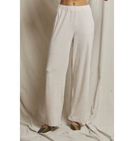 PeRFECT WHITE TEE PWT Holly Velour Wide Swtpant