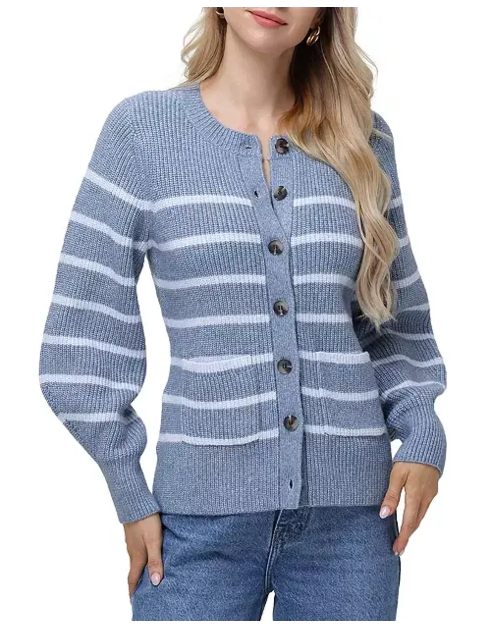 525 America 525 Josie Stripe Cardi