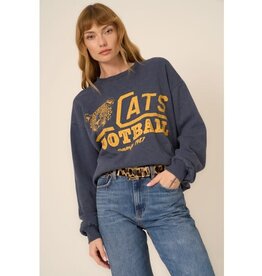 project social tee PST Cats Football Sweatshirt