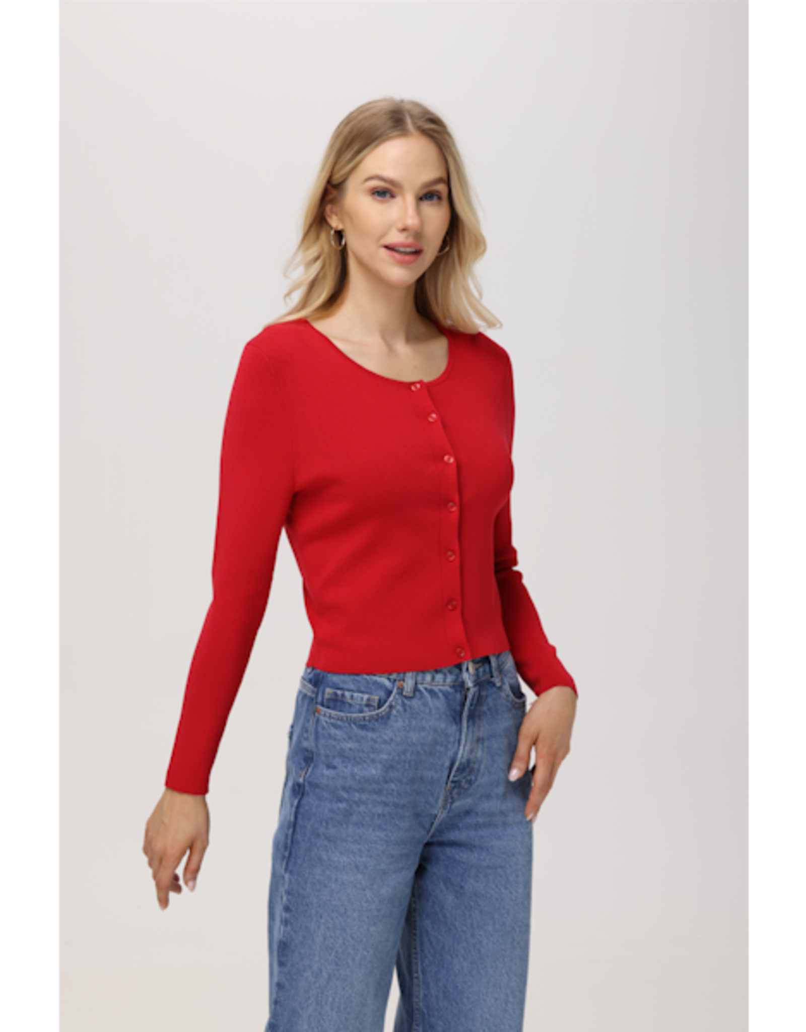 525 America 525 Eva Crop Cardi