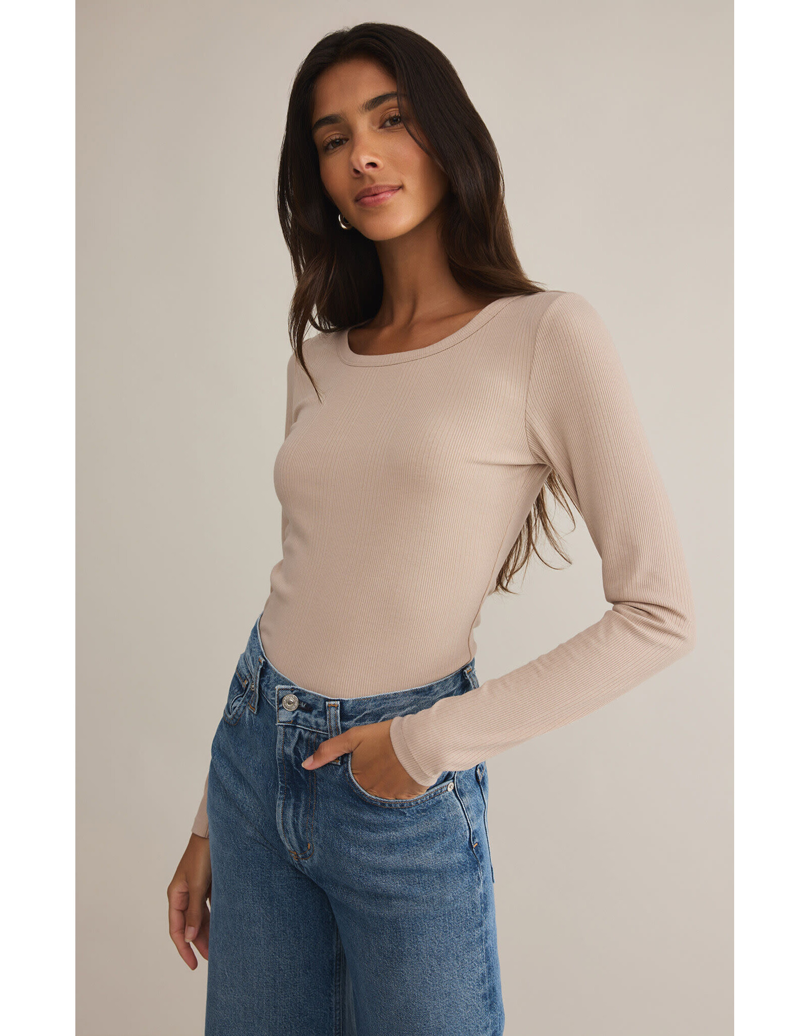 Z supply ZS Infinity Fitted LS Tee
