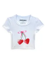 KATIEJNYC KJ Girls Cherry Bow Tee