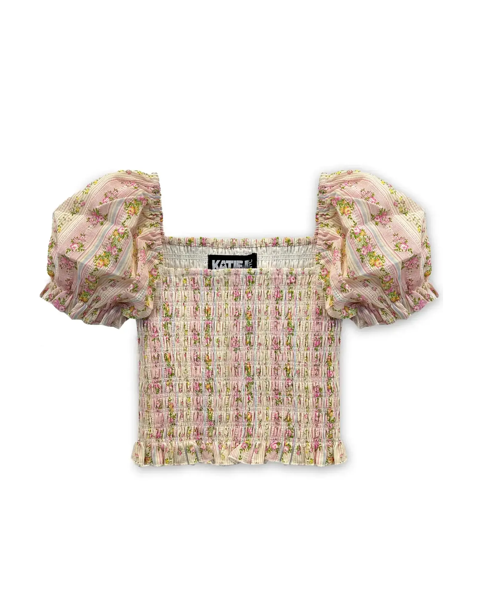 KATIEJNYC KJ Girls Marlee Puff Sleeve Top