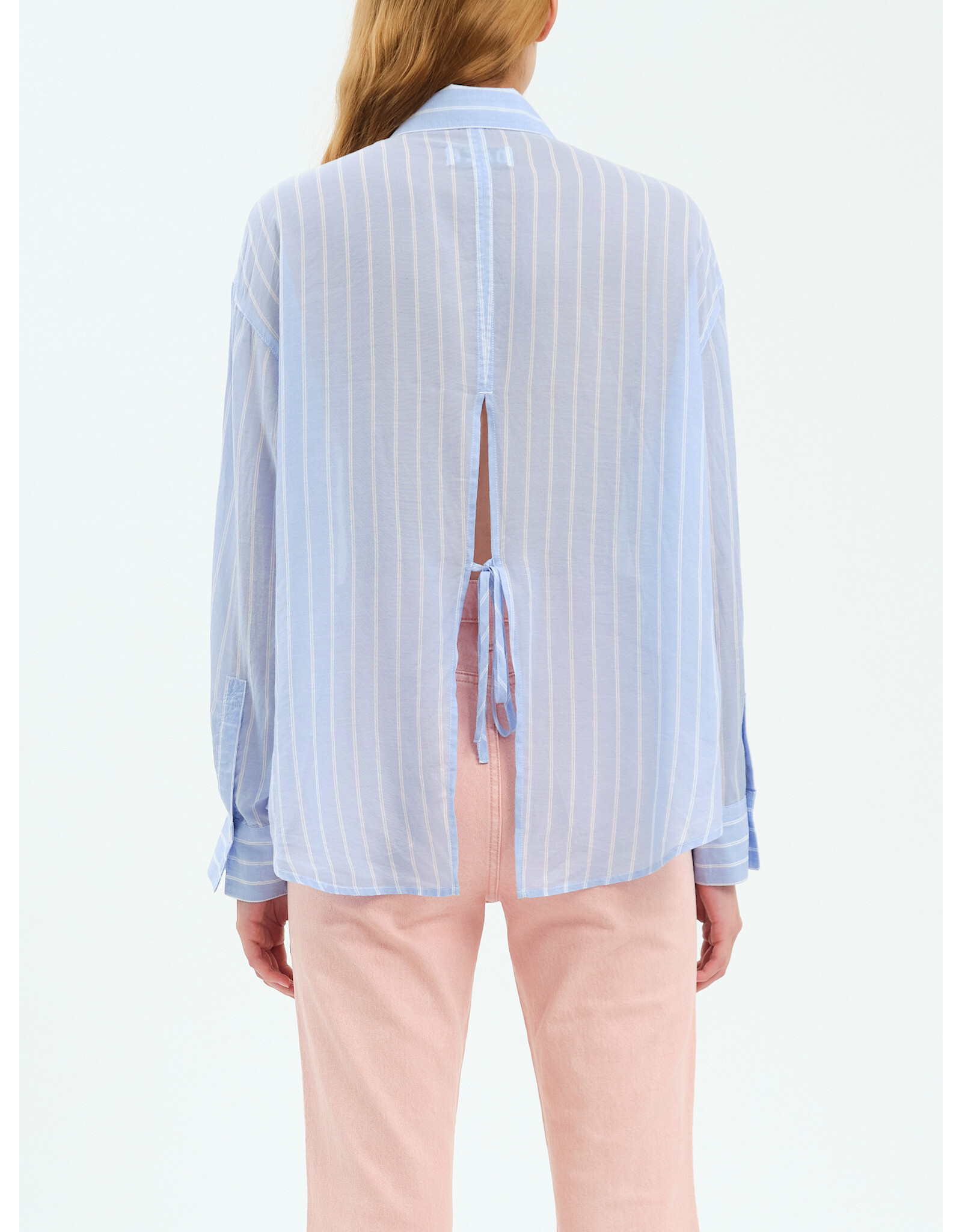 Daze Daze Lotus Back Tie LS Shirt