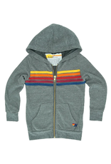 Aviator Nation AV Kids 5 Stripe Zip Hoodie