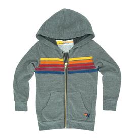 Aviator Nation AV Kids 5 Stripe Zip Hoodie