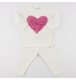 OB Ruffle Heart 2pc Set