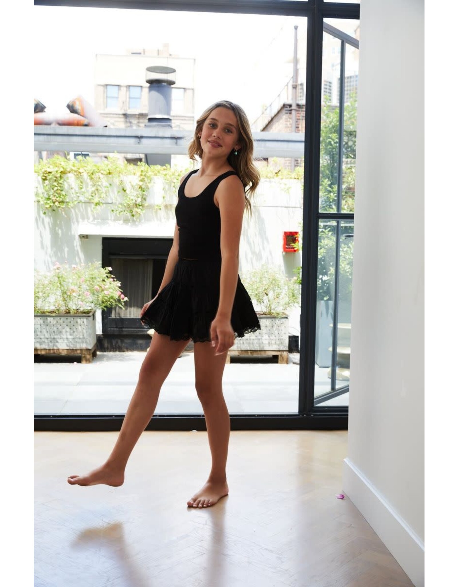 Theme Theme Sofia Lace Mini Skirt
