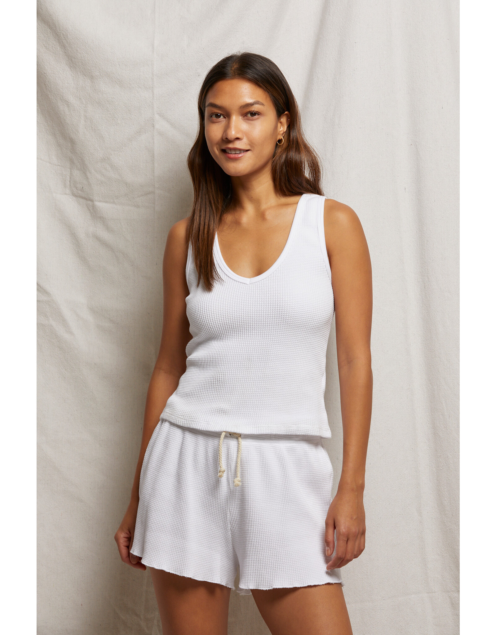 PeRFECT WHITE TEE PWT Hazel Waffle Tank