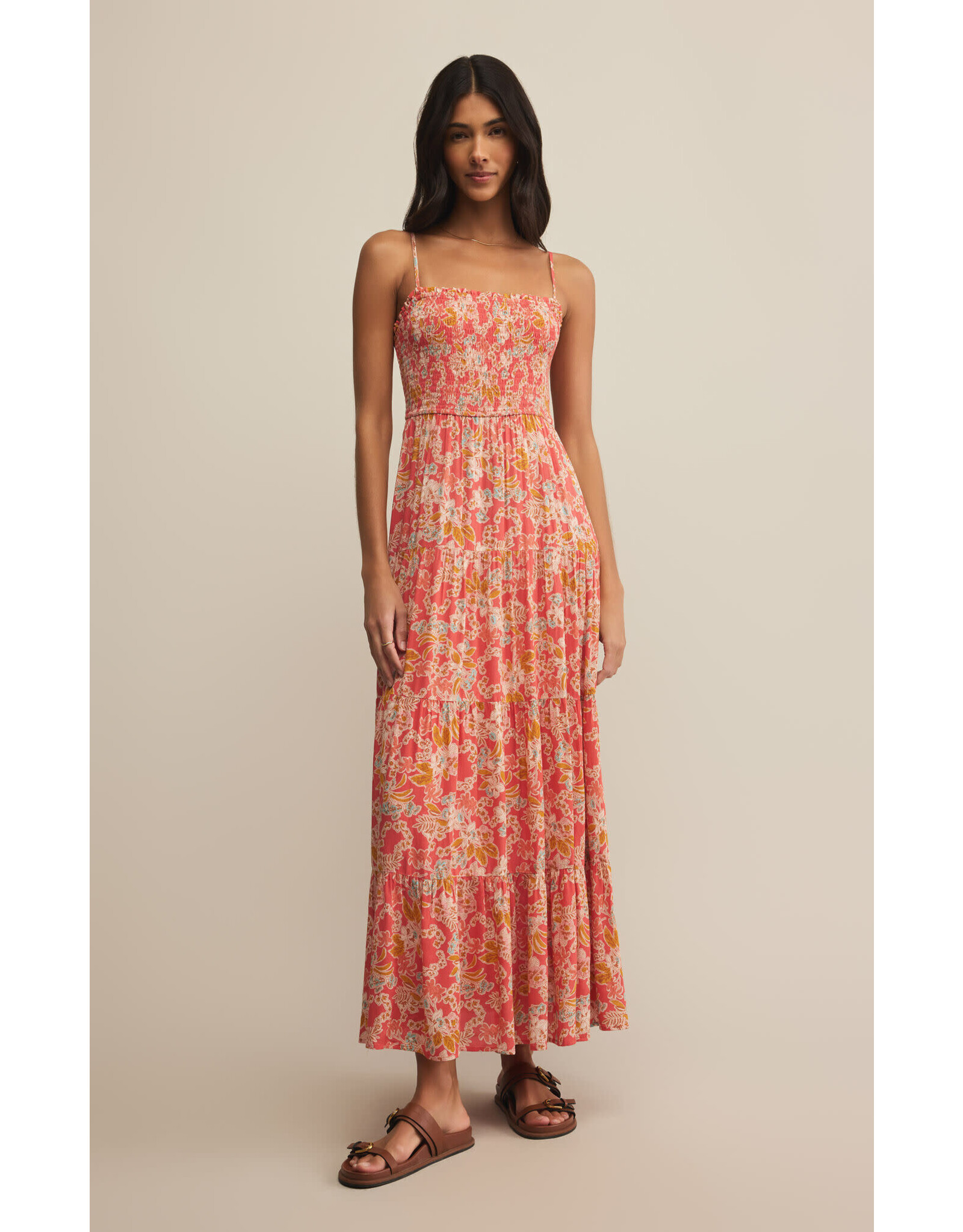 Z supply ZS Balos Jardin Floral Midi Dress