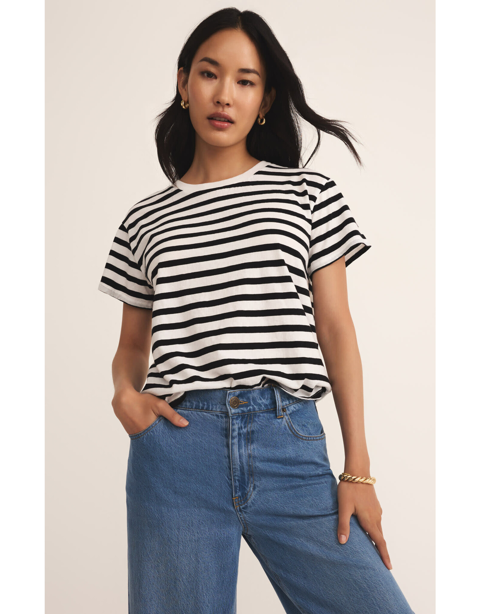 Z supply ZS Go To Stripe Tee