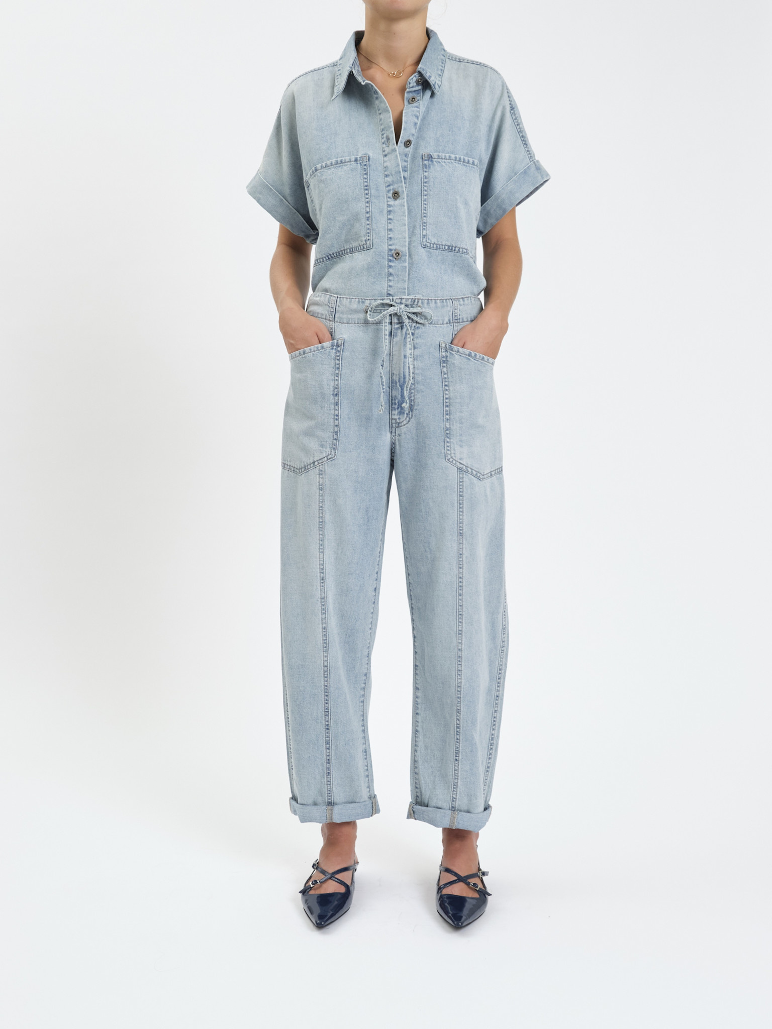 Daze Daze Villa Drawstring Barrel Leg - Groove